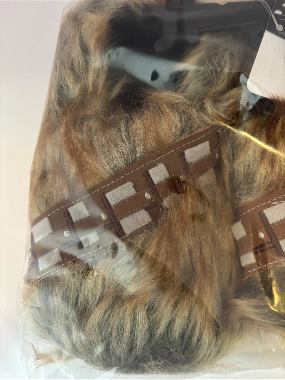 Star Wars Chewbacca Disney Wookie Feet Faux Fur Slip-Ons - Brown and Tan